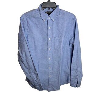 J.Crew Mens Solid Casual Long Sleeve Shirt Size S Blue J5295